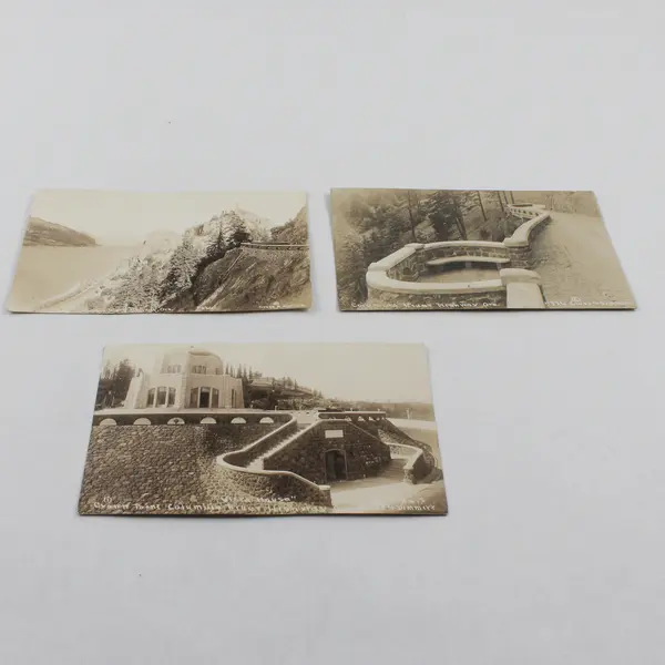 Lot Of 3 Columbia River Highway Oregon RPPC Postcards Wahkeena Falls Oneonta 