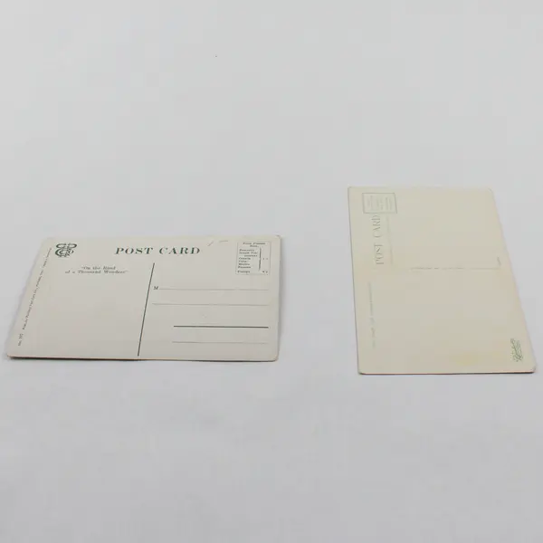 Lot Of 2 Balancing Rock On Willamette River Oregon Color Litho Postcards