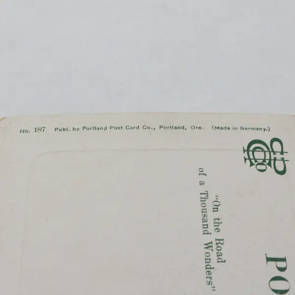 Lot Of 2 Balancing Rock On Willamette River Oregon Color Litho Postcards