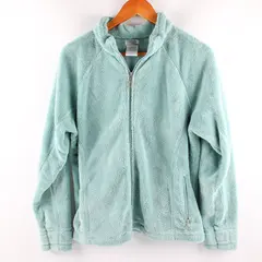 Danskin Now Women's XL Teal Full Zip Long Sleeve Fleece Jacket