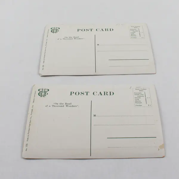 Lot Of 2 Gold Ray Dam Rogue River Oregon Color Litho Postcards