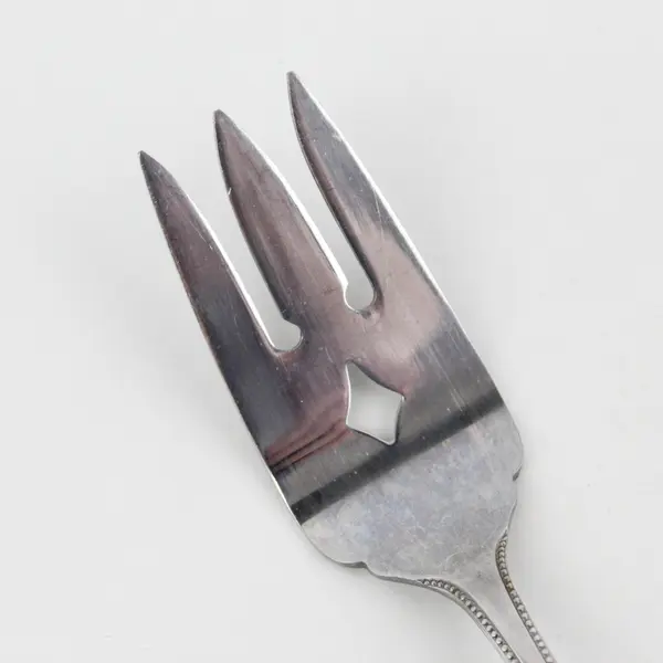 Lot of 2 Interpur INR5 Pattern Stainless Steel Cold Meat Serving Forks 8.5" Rare