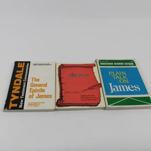 Vintage Lot of 3 Paperback Books On The New Testament & The Apostle James 