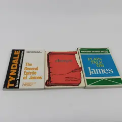 Vintage Lot of 3 Paperback Books On The New Testament & The Apostle James 