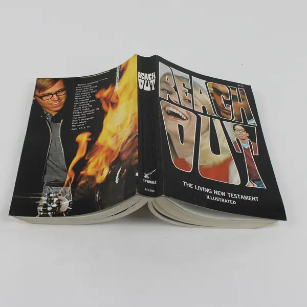 Vintage Reach Out The Living New Testament 1972 Illustrated Paperback Good