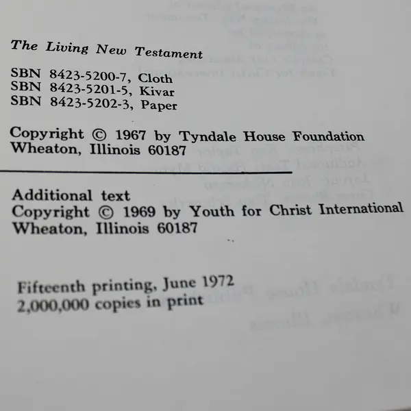 Vintage Reach Out The Living New Testament 1972 Illustrated Paperback Good