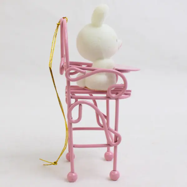 Avon Gift "The Spring Bunny Collection Bunny In High Chair" Hanging Ornament