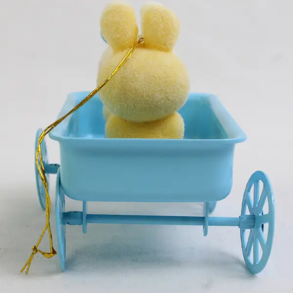 Avon Gift "The Spring Bunny Collection Bunnies In Wagon" Hanging Ornament