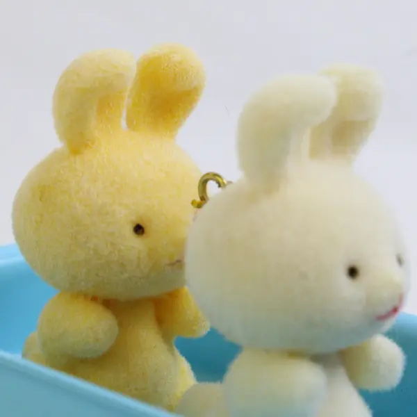 Avon Gift "The Spring Bunny Collection Bunnies In Wagon" Hanging Ornament