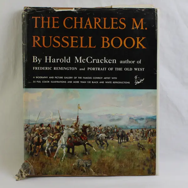 Vintage The Charles M Russell Book The Cowboy Artist Harold McCracken 1957 HC DJ