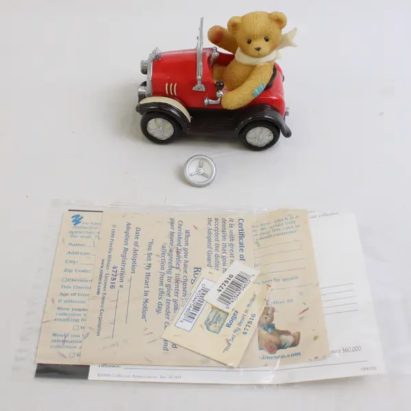 Cherished Teddies By Enesco "You Set My Heart In Motion" 1999 Roger 477516