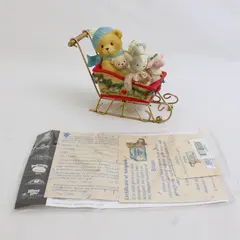 Cherished Teddies By Enesco "Look Out Snow! Here We Go!" 1999 Brian 533807