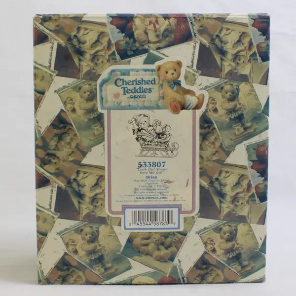 Cherished Teddies By Enesco "Look Out Snow! Here We Go!" 1999 Brian 533807