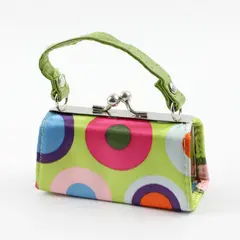 Mod Circle Doll Coin Purse Small Novelty Coin Holder