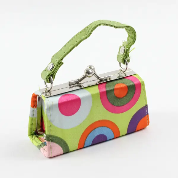 Mod Circle Doll Coin Purse Small Novelty Coin Holder