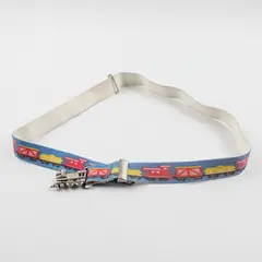 VTG AVON Little Engineer Train Belt Buckle 1983 Kids Fits 15-26" Waist