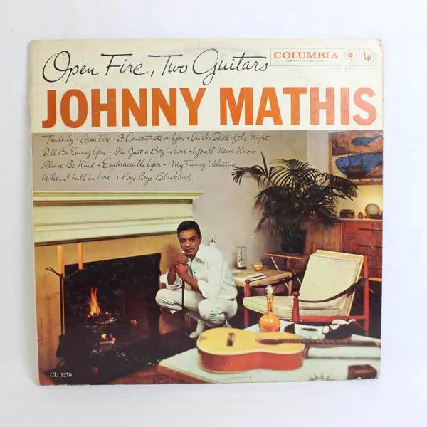 Open Fire, Two Guitars Johnny Mathis 12"  Vinyl Record