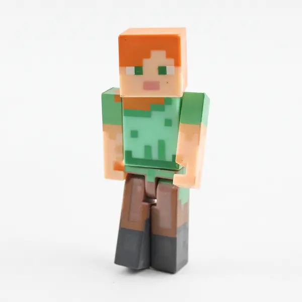 Lot of 3 Minecraft Figures Action Figures Movable Parts