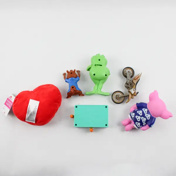 Lot of 6 Small Mixed Toys/Figures Action Figures Collectible Used