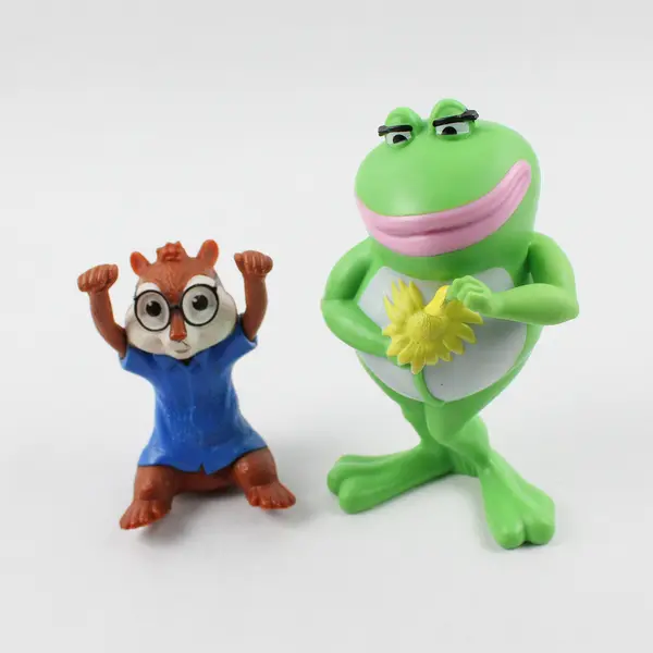 Lot of 6 Small Mixed Toys/Figures Action Figures Collectible Used