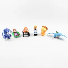 Lot of 6 Small Toys Mixed Action Figures & Accessories 
