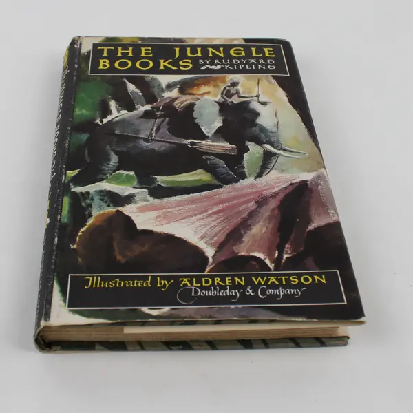 Vintage The Jungle Books by Rudyard Kipling Vol 2 1948 Hardcover Dust Jacket 