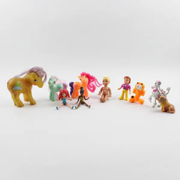 Lot of 10 Mixed Action Figures - Assorted Poses & Styles