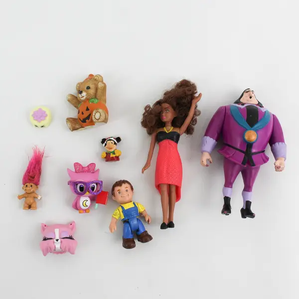 Lot of 9 Assorted Action Figures - Mixed Collectible Toys