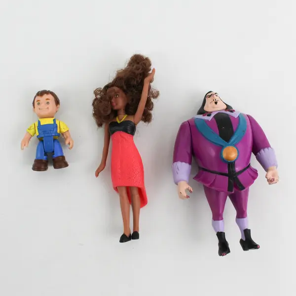 Lot of 9 Assorted Action Figures - Mixed Collectible Toys