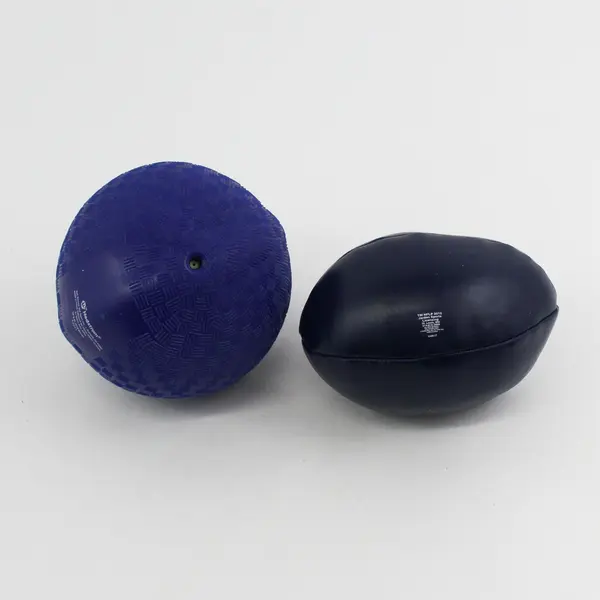 Lot of 2 Miniature Toy Balls Seattle Seahawks Football & Spider-Man