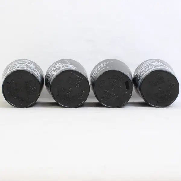 Lot Of 4 Eco Festes Matching Black W/ White Ship Plastic Drinking Cups 5.5"