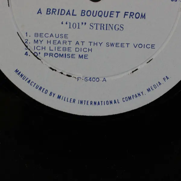 101 Strings - A Bridal Bouquet 12" Vinyl Record