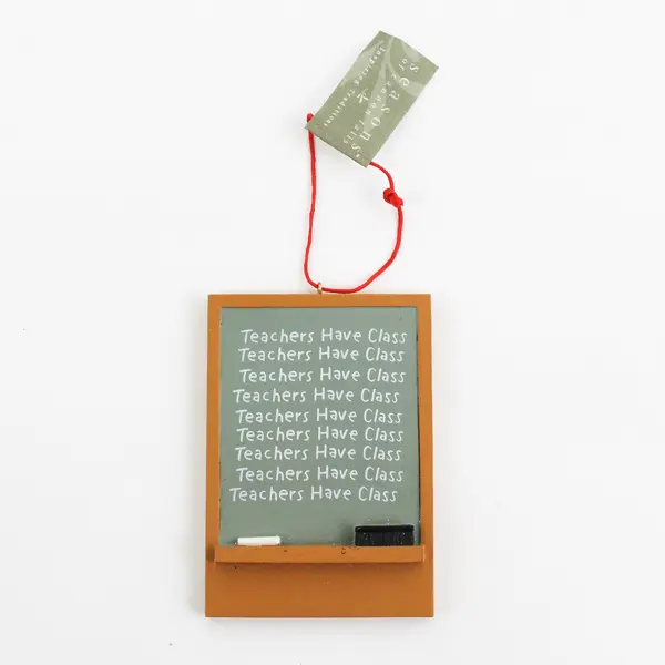 Lot of 3 Seasons Of Cannon Falls Teachers Have Class Blackboard Ornaments