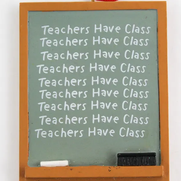 Lot of 3 Seasons Of Cannon Falls Teachers Have Class Blackboard Ornaments