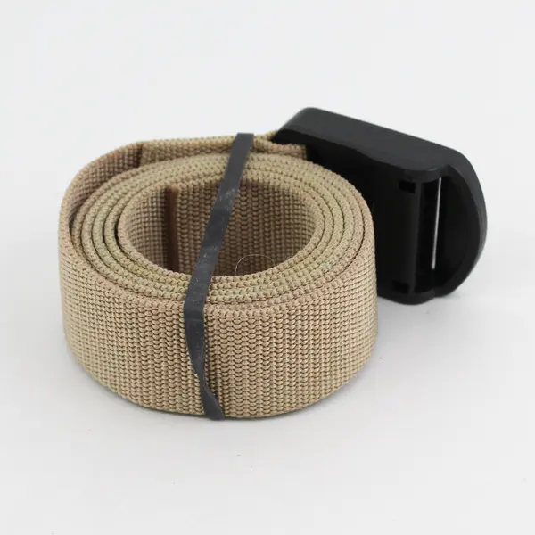 Hodgman 50" Webbed Belt Black Clamp Buckle Adjustable Men's