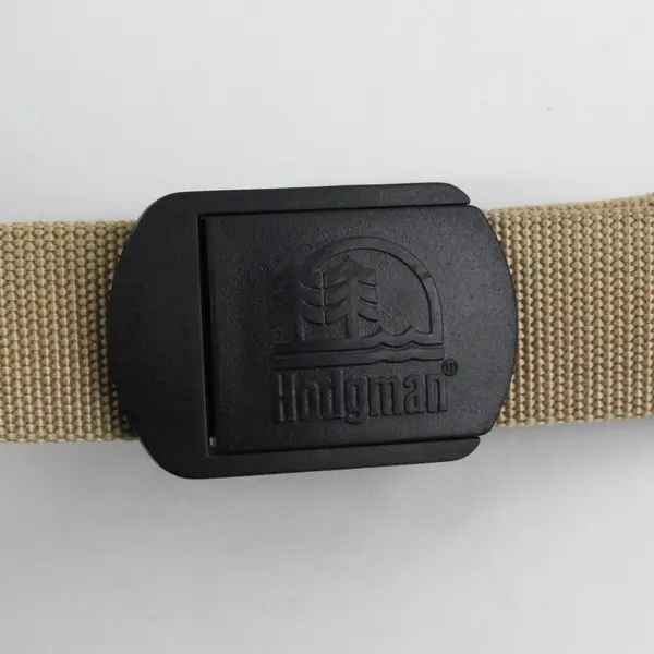 Hodgman 50" Webbed Belt Black Clamp Buckle Adjustable Men's