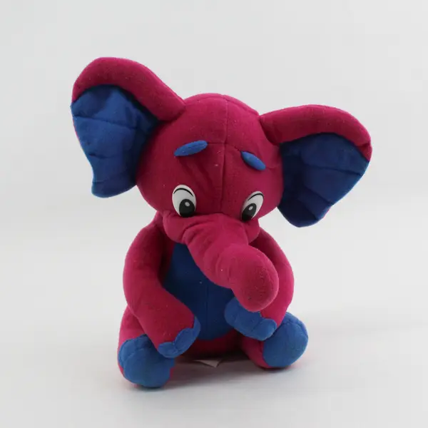 Ace Toys Pink & Blue Elephant Plush Stuffed Animal