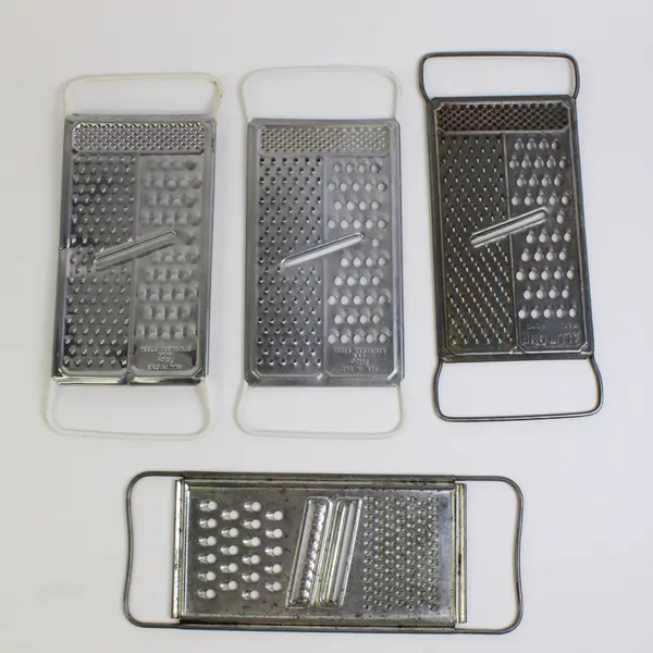 Lot Of 4 Foloy & Ekco Stainless Steel Kitchen Graters 3 All In One Foloy 1 Ekco