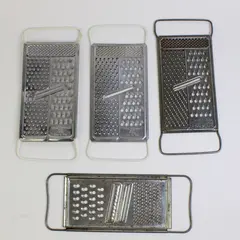Lot Of 4 Foloy & Ekco Stainless Steel Kitchen Graters 3 All In One Foloy 1 Ekco