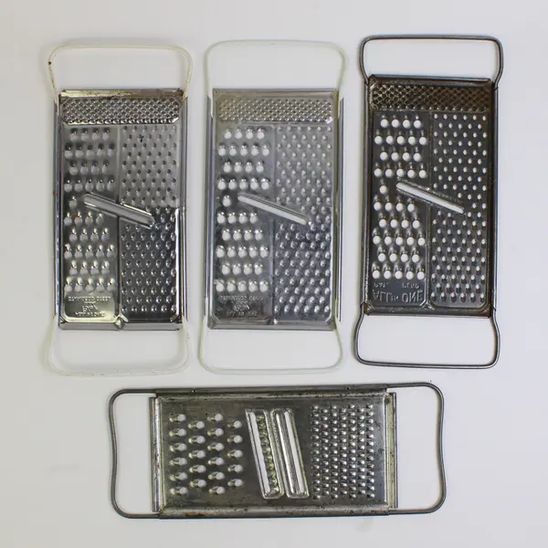 Lot Of 4 Foloy & Ekco Stainless Steel Kitchen Graters 3 All In One Foloy 1 Ekco