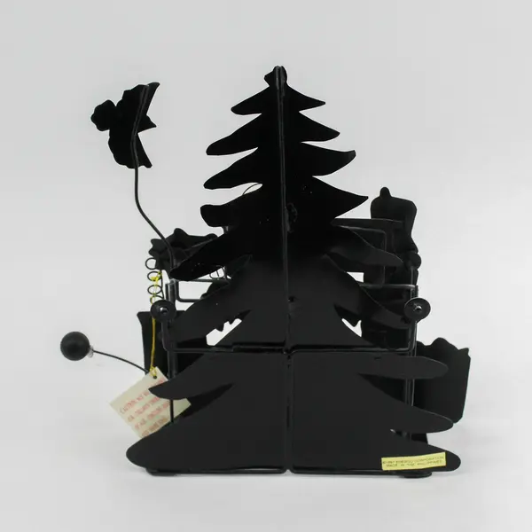 1997 Enesco Museum of American Folk Art Soldier With Train Metal Figure