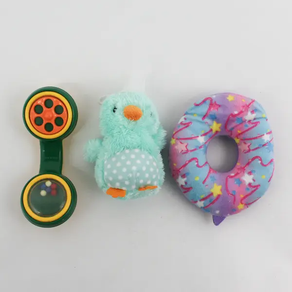 Lot of 3 Assorted Baby Toys Sensory Early Development