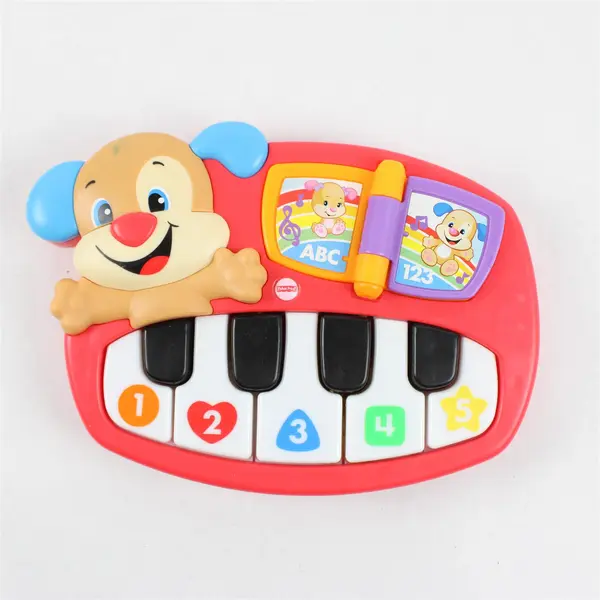 Fisher-Price Laugh & Learn Puppy's Piano Baby Toy -Tested, Works