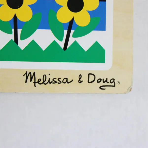 Melissa & Doug Wooden Shapes Puzzle Preschool Toy 11.75 x 11 