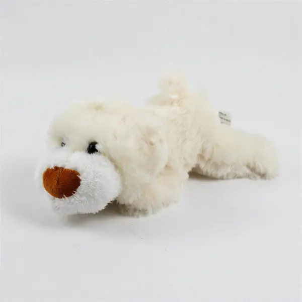 Greenbrier International 9" Plush Off White Polar Bear Laying Down Adorable