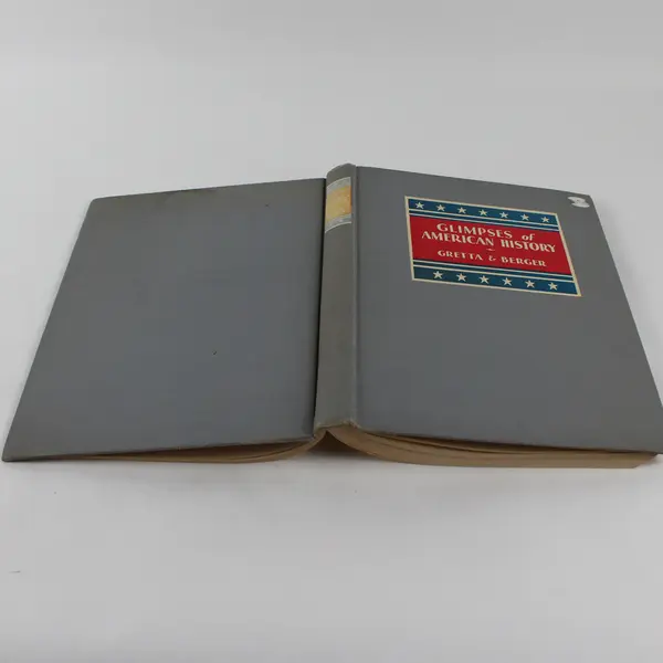 Vintage Glimpses of American History Clemens Gretta Leah Berger 1933 Hardcover