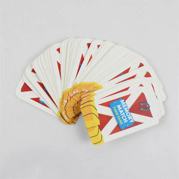 School Zone Memory Match Farm Card Game: 56 Game Cards, Preschool, Kindergarten,