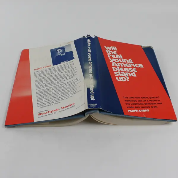 Will the Real Young America Please Stand Up? Mark Evans 1973 Hardcover DJ