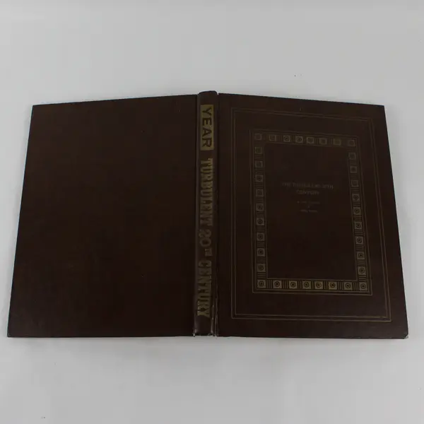 VTG Turbulent 20th Century Editors of News Front 1961 HC Pictorial History Books