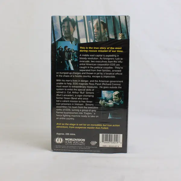 On Wings of Eagles Double VHS Tapes Set, #3019 Burt Lancaster, New/Sealed